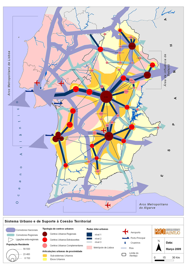 Mapas « Comissão de Coordenação e Desenvolvimento Regional do Alentejo